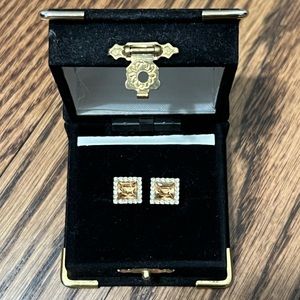 Gold Michael Kors stud earrings - great condition